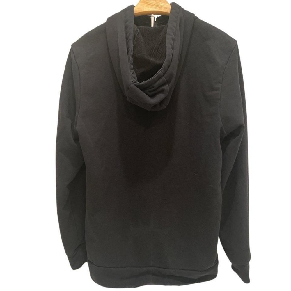 Nike Dri Fit Black Full Zip Hoodie Athletic Athleisure Sweatshirt Womens Small - Picture 5 of 8